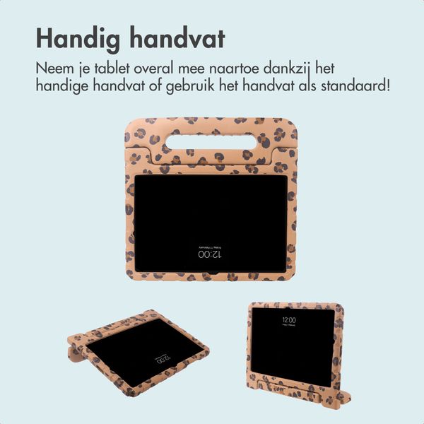 imoshion Kidsproof Design Backcover met handvat Samsung Galaxy Tab A11 Plus / A9 Plus - Panterprint