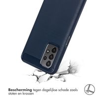 imoshion Brushed Backcover Samsung Galaxy A23 (5G) - Donkerblauw