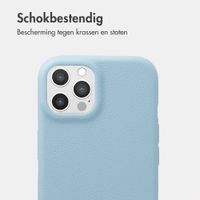 imoshion Texture Backcover iPhone 12 / 12 Pro - Lichtblauw