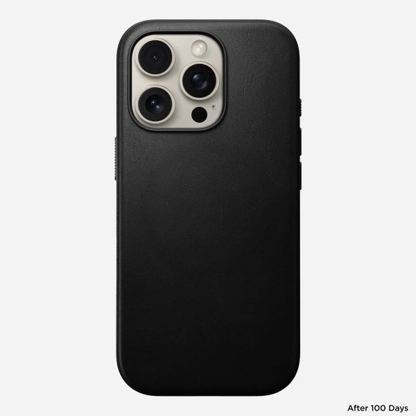 Nomad Modern Leather Case iPhone 16 Pro - Black