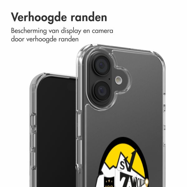 Clear Backcover Apple iPhone 16 - SV Zwolle