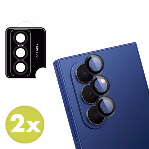 imoshion Camera Protector Glas 2 Pack Samsung Galaxy Z Fold 7 - Zwart