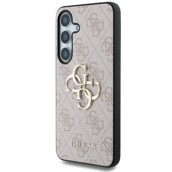 Guess 4G Metal Logo Backcover Samsung Galaxy S25 - Roze