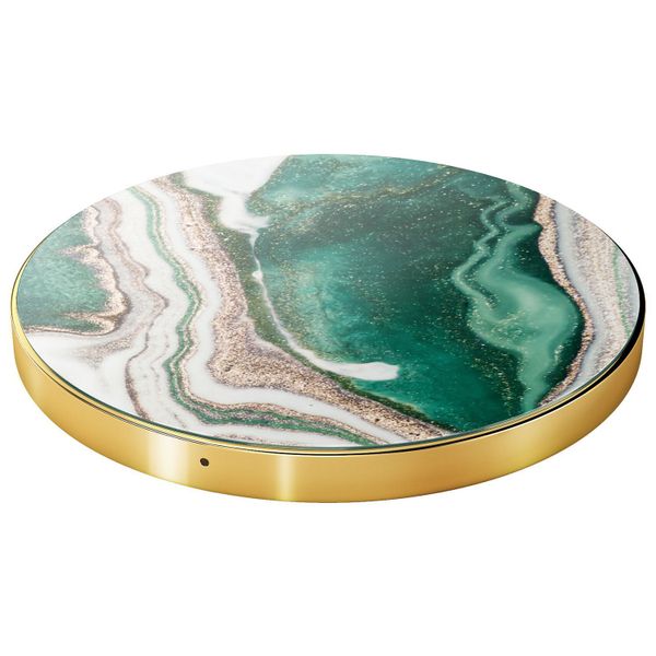 iDeal of Sweden Qi Charger Universal - Golden Jade Marble