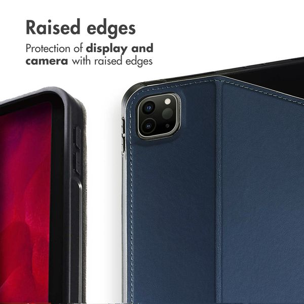 Accezz Classic Tablet Case Apple iPad Pro 12.9 (2020/2021/2022) - Dark Blue