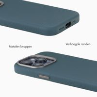 Accezz Mesh Backcover met MagSafe Apple iPhone 15 Pro - Donkerblauw