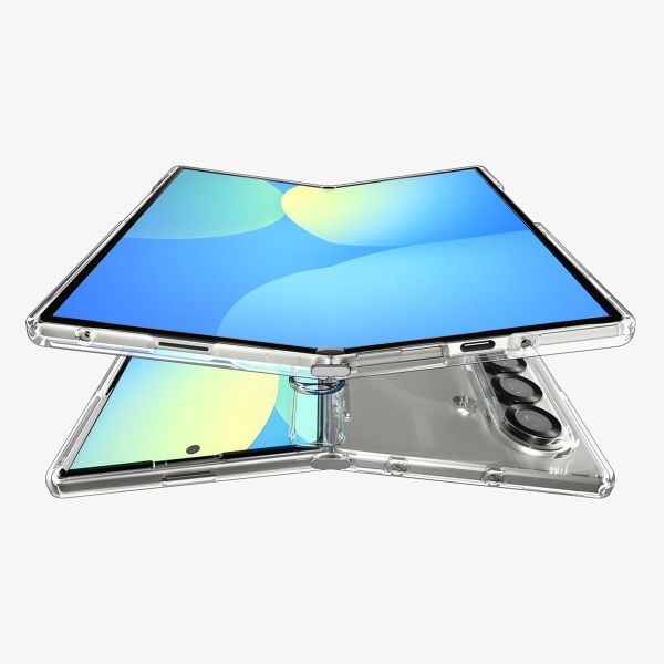 Spigen Ultra Hybrid Pro MagFit Backcover Samsung Galaxy Z Fold 7 - Clear / White