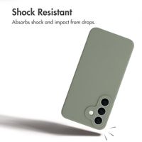Accezz Liquid Silicone Back Cover with MagSafe Samsung Galaxy S26 FE - Cooper Green