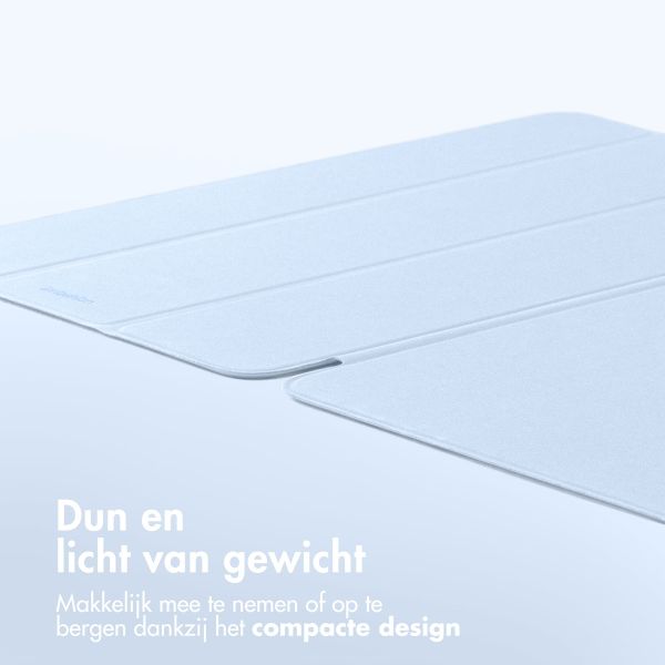 imoshion Magnetic Bookcase Apple iPad Pro 12.9 (2022) / Pro 12.9 (2021) / Pro 12.9 (2020) - Lichtblauw
