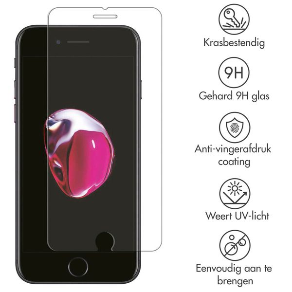 Accezz Gehard Glas Screenprotector Apple iPhone SE (2022 / 2020) / 8 / 7 / 6(s)