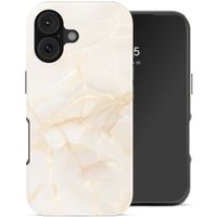 Selencia Vivid Backcover Apple iPhone 17 - Golden Beige Marble