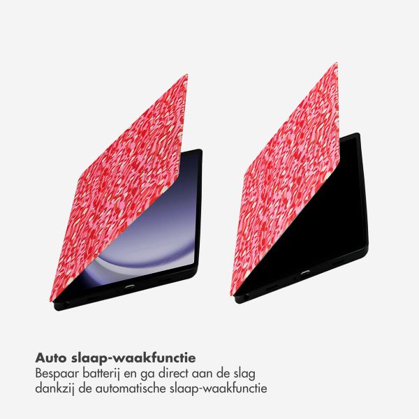 Selencia Vivid tablethoes Samsung Galaxy Tab A9 Plus - Wild Spots Lipstick