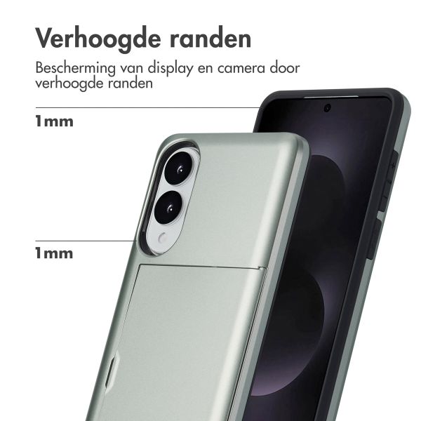 imoshion Backcover met pasjeshouder Samsung Galaxy S25 Edge - Groen