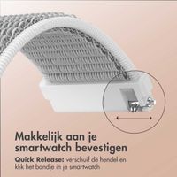 imoshion Nylon bandje klittenband - Universeel 22 mm aansluiting - Grijs