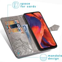 imoshion Mandala Bookcase Oppo A73 (5G) - Grijs