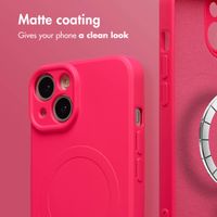 imoshion Colour Back Cover with MagSafe Apple iPhone 14 - Neon Pink