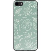 imoshion Design hoesje Apple iPhone SE (2022 / 2020) / 8 / 7 - Leaves Line-Art