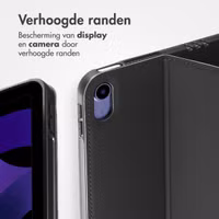 Accezz Classic Tablet Case Apple iPad Mini 7 (2024) / iPad Mini 6 (2021) - Zwart