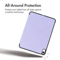 imoshion Trifold Book Case Apple iPad 11 (2025) 11 inch A16 / iPad 10 (2022) 10.9 inch - Lila