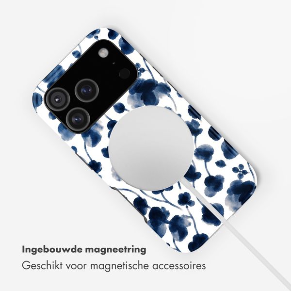 Selencia Vivid Backcover met MagSafe Apple iPhone 18 Pro / 17 Pro - Midnight Blossom