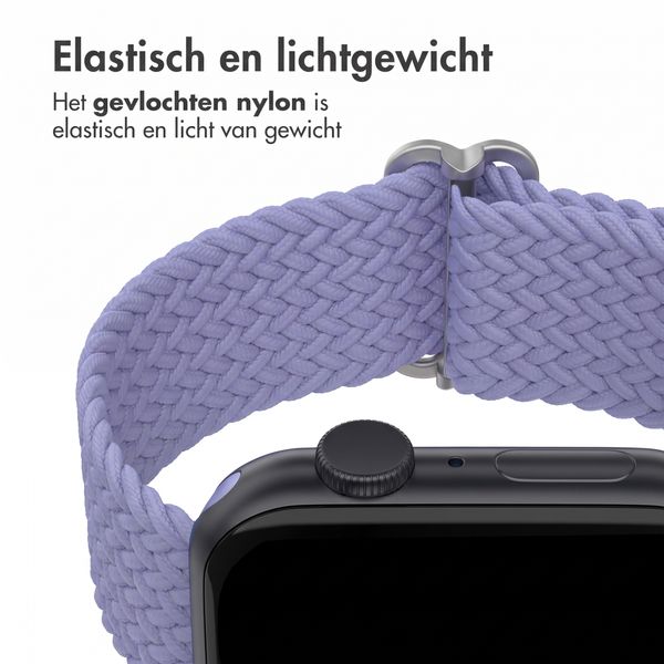 imoshion Nylon geweven bandje Apple Watch | 38/40/41/42 mm - Lila