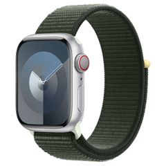 Apple Sport Loop band Apple Watch Series 1 t/m 9 / SE (38/40/41 mm) | Series 10 / 11 (42 mm) - Cypress