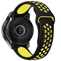 imoshion Siliconen sport bandje Garmin Venu / Vivoactive 3 / Forerunner 245 - Zwart / Geel