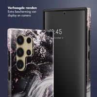 Selencia Vivid Backcover Samsung Galaxy S24 Ultra - Chic Marble Black