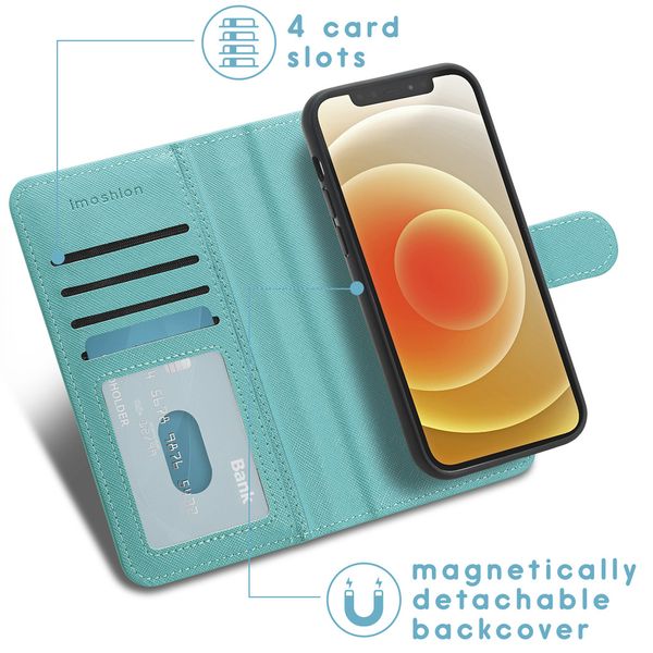 imoshion Luxe Portemonnee iPhone 12 (Pro) - Turquoise