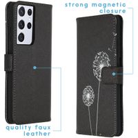 imoshion Design Softcase Bookcase Samsung Galaxy S21 Ultra - Dandelion