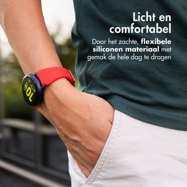 imoshion Flexibel Siliconen bandje Samsung Galaxy Watch 7 40/44 mm - Rood