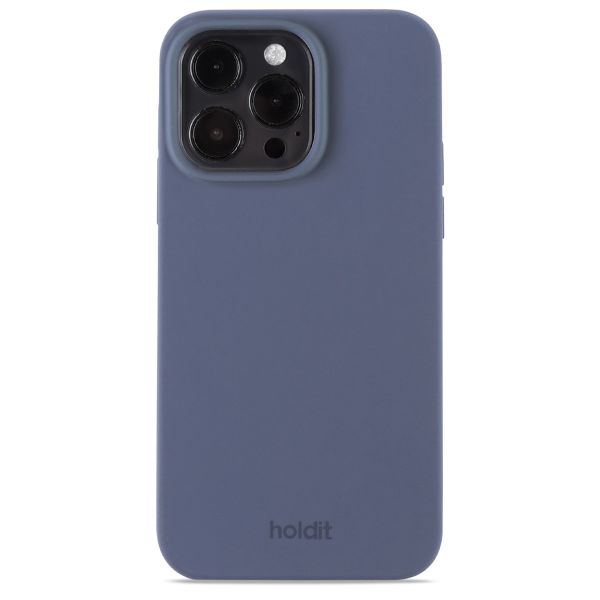Holdit Silicone Case Apple iPhone 14 Pro Max - Pacific Blue