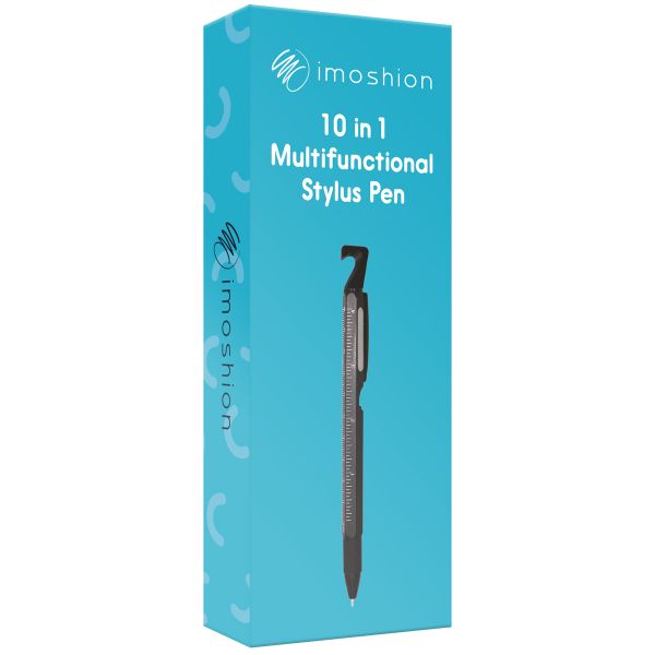 imoshion 10 in 1 Multifunctionele stylus pen - Zwart