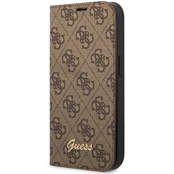 Guess 4G Logo Bookcase Apple iPhone 14 Pro - Bruin