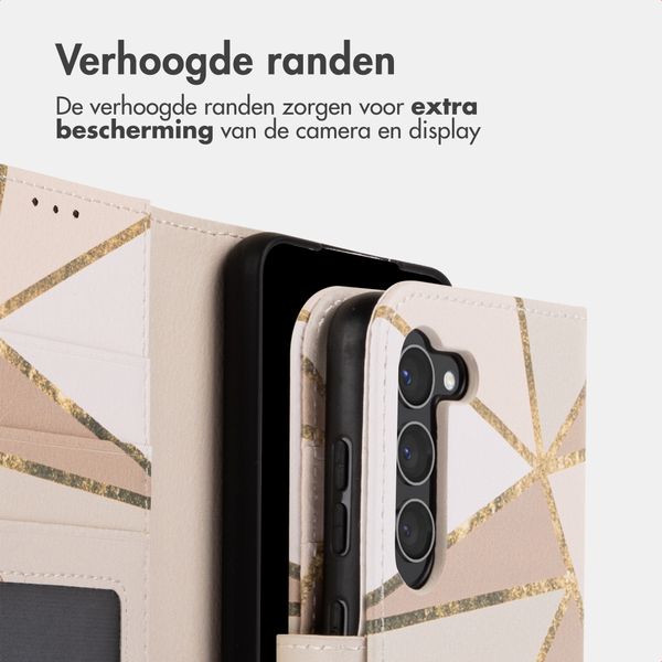 imoshion Design Bookcase Samsung Galaxy S23 - Beige Graphic