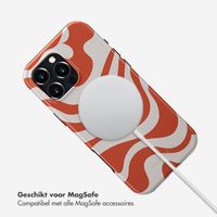 Selencia Vivid Tough Backcover met MagSafe iPhone 16 Pro Max - Dream Swirl Orange