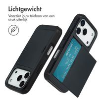 imoshion Backcover met pasjeshouder Apple iPhone 17 Pro - Zwart