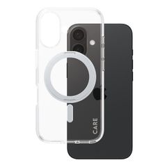 CARE by PanzerGlass Kickstand Case MagSafe Apple iPhone 16 - Silver