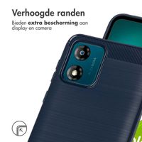 imoshion Brushed Backcover Motorola Moto E13 - Donkerblauw