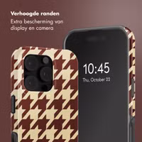 Selencia Vivid Backcover met MagSafe Apple iPhone 16 Pro - Pied-de-Poule