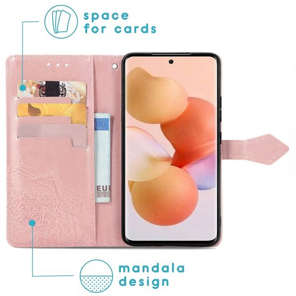 imoshion Mandala Bookcase Xiaomi 12 / 12X - Rosé Goud