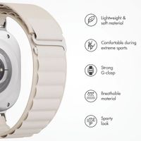 Accezz Nylon Alpine bandje Samsung Galaxy Watch Ultra 2 (2026) / Ultra (2024/2025) - Sterrenlicht