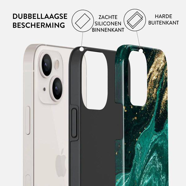 Burga Tough Backcover iPhone 13 - Emerald Pool