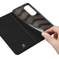 Dux Ducis Slim Softcase Bookcase Honor 90 Pro - Zwart