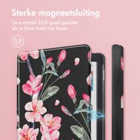 imoshion Design Slim Hard Case Bookcase Kobo Clara Colour / BW - Blossom