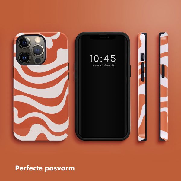 Selencia Vivid Tough Backcover iPhone 13 Pro - Dream Swirl Orange