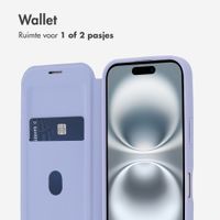 imoshion Transparante Bookcase met MagSafe Apple iPhone 16 - Lila