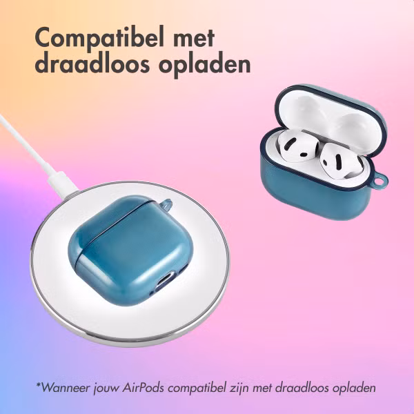 imoshion Neon Case Apple AirPods 4 - Donkerblauw