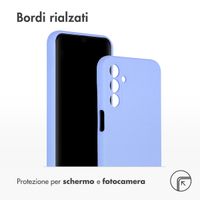 Accezz Liquid Silicone Backcover Samsung Galaxy A15 (5G/4G) - Paars
