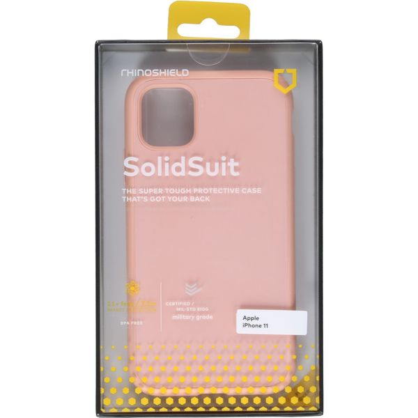 RhinoShield SolidSuit Backcover iPhone 11 - Blush Pink